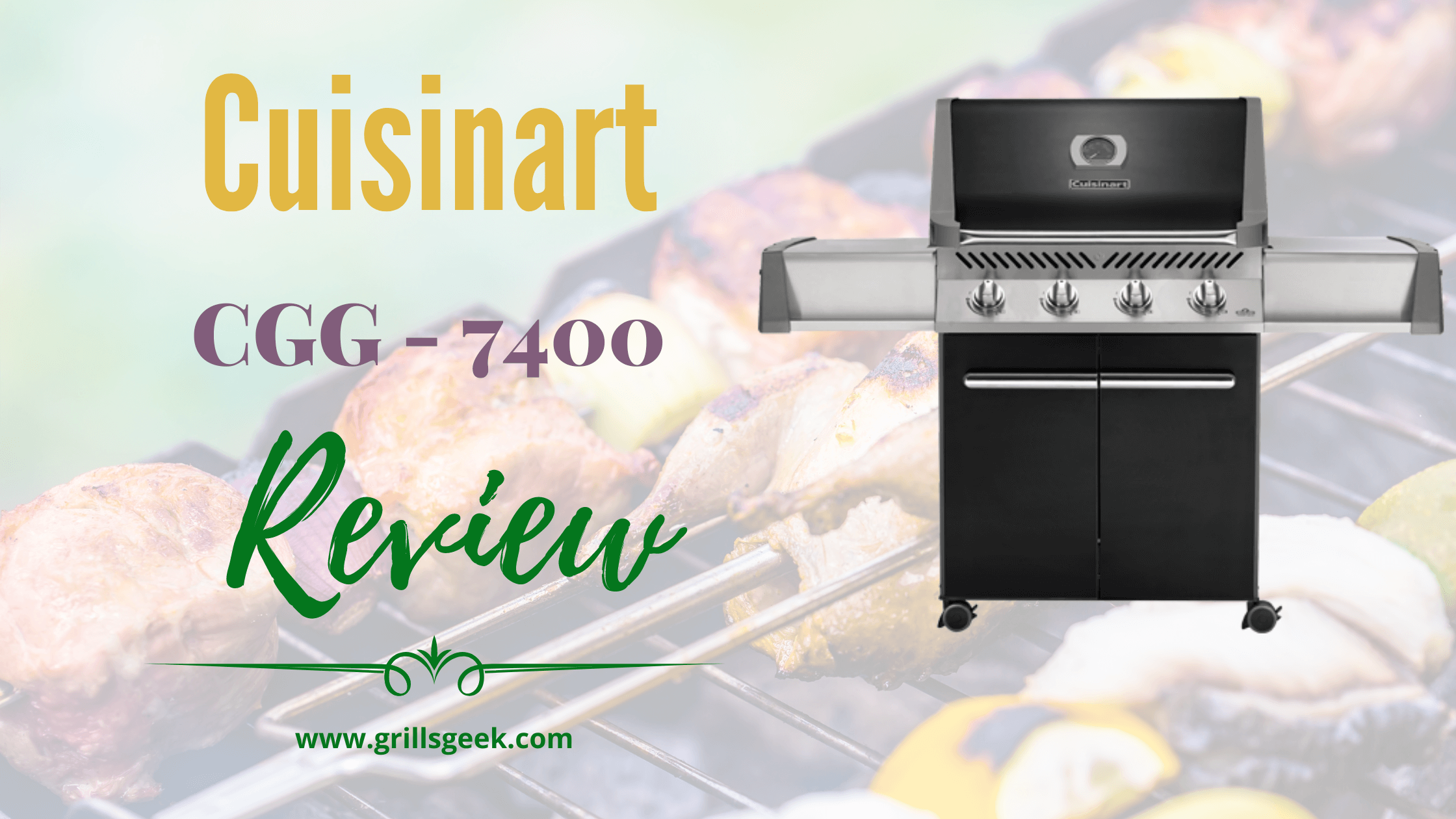 cuisinart cgg 7400 grill review
